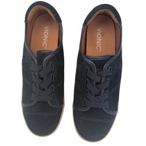 Vionic Women's Navy Suede Lace-Up Sneaker